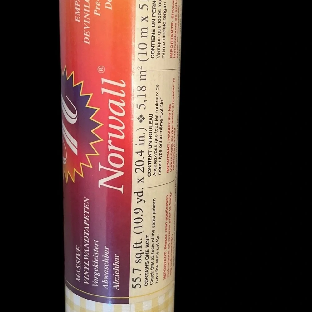 Norwall vintage yellow